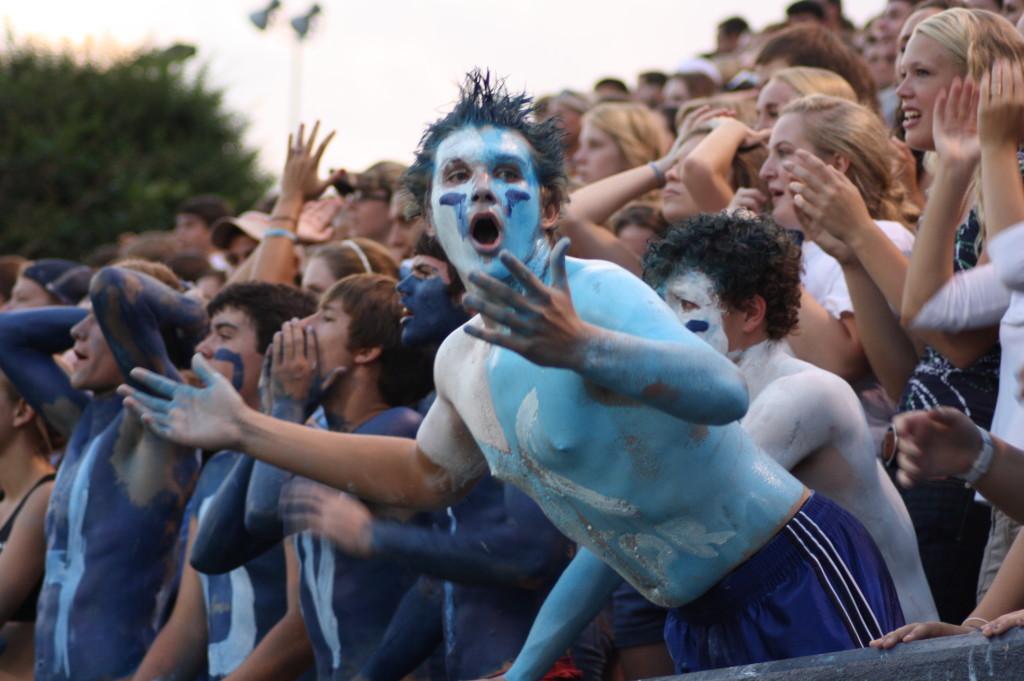 Emotions run high at the Chapin vs. Dutch Fork game for senior Michael Krochta and the Eagles Nest.