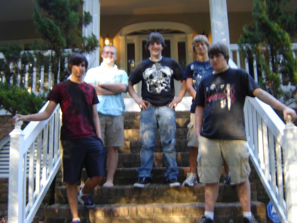 From left to right: David Finley, Josh Slack, Colton Beasley, Cole Mitchell, Trey Justice