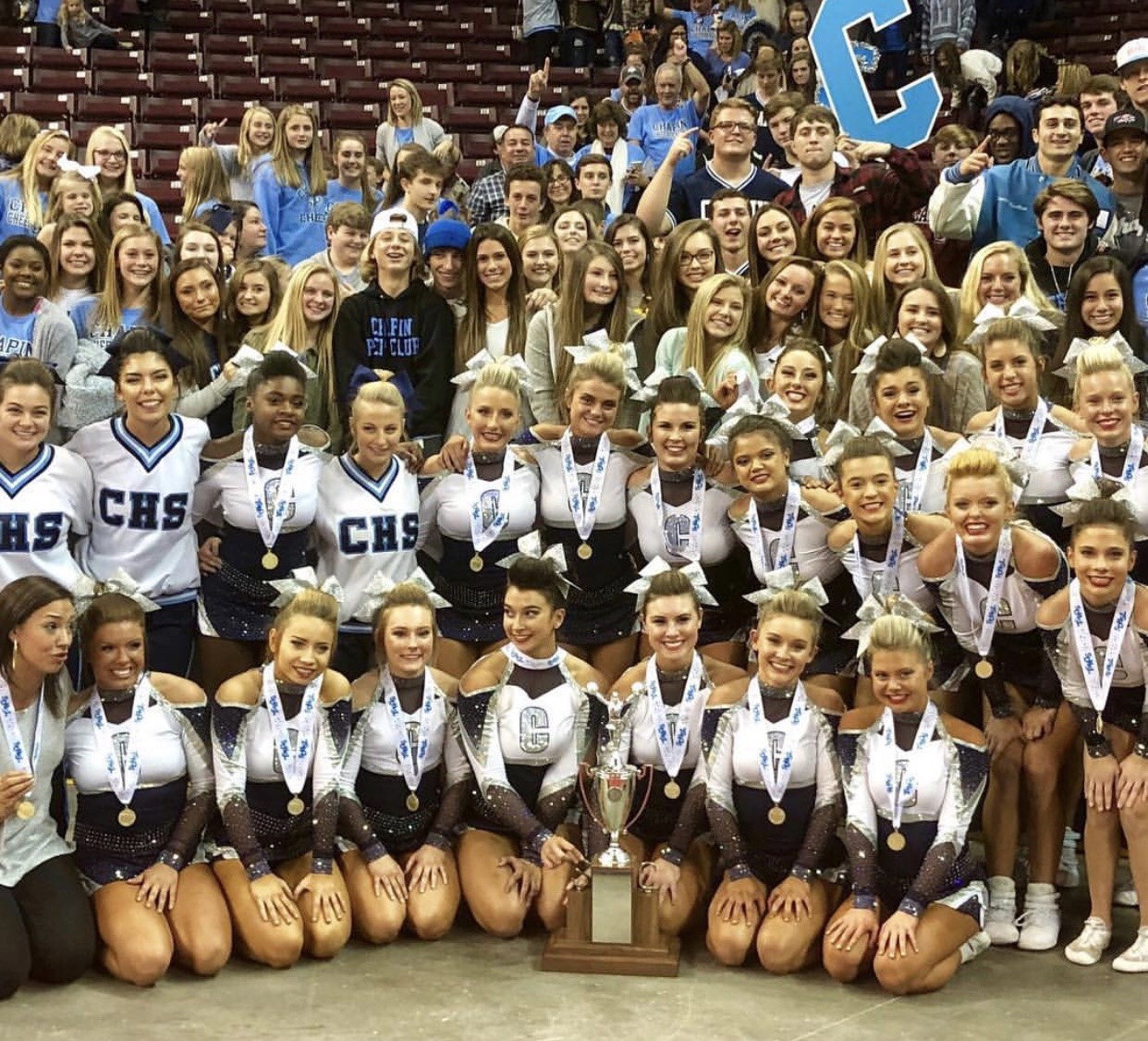 Chapin High Varsity Cheerleaders Bring Home First 5A State Win Chapin