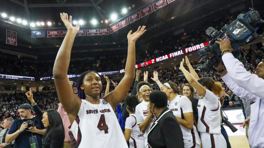 #1 South Carolina defeats #5 UCONN for first time in program history