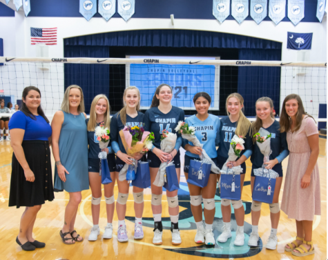 The 2020 Chapin High School Volleyball Seniors.