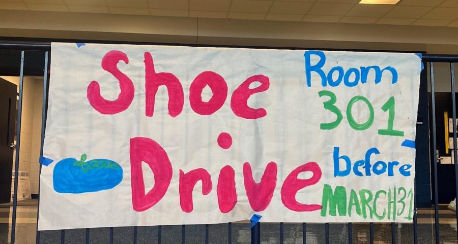 The Junior Civitans at Chapin High hosted a shoe drive.