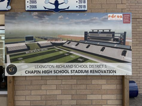 The Architecture rendering of the stadium. 