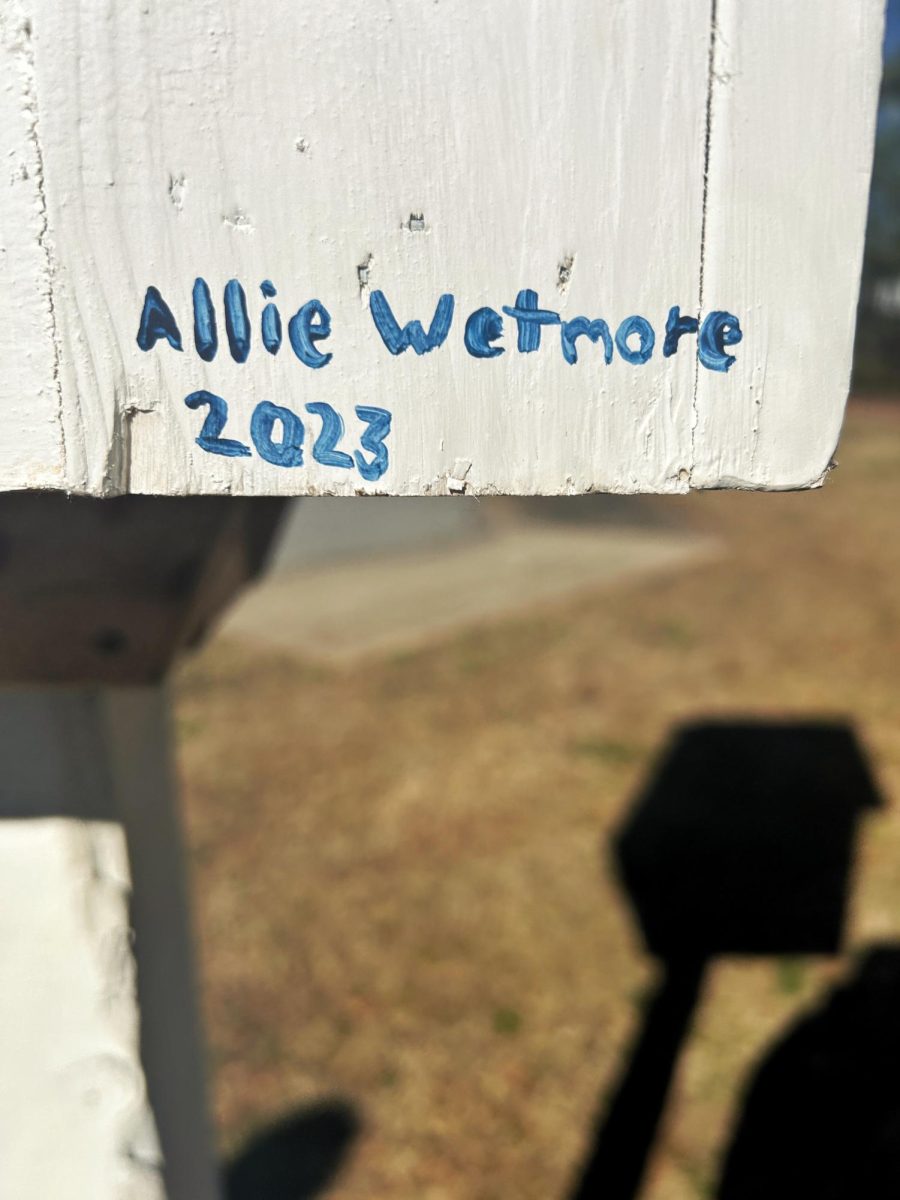 Allie Wetmore 2023 Tiny library near Bus Loop