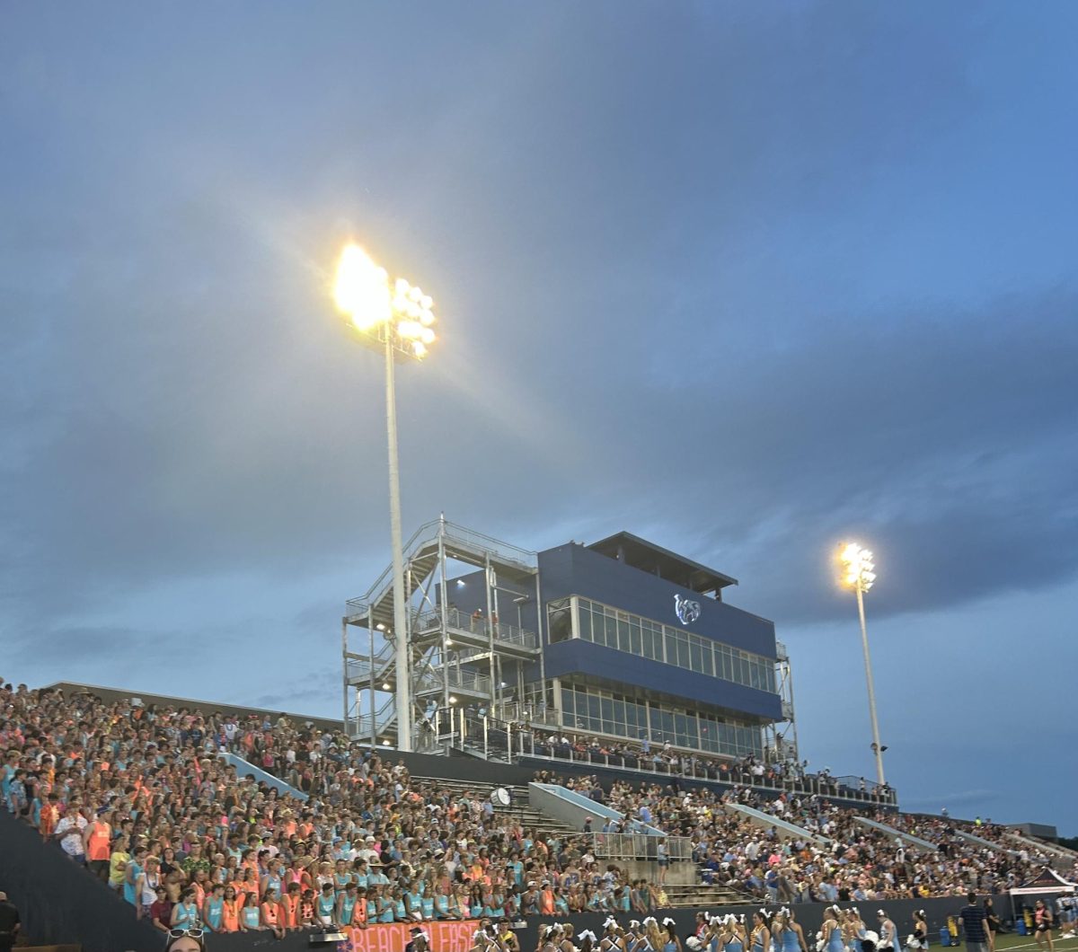 Students return to the Cecil Woolbright Stadium