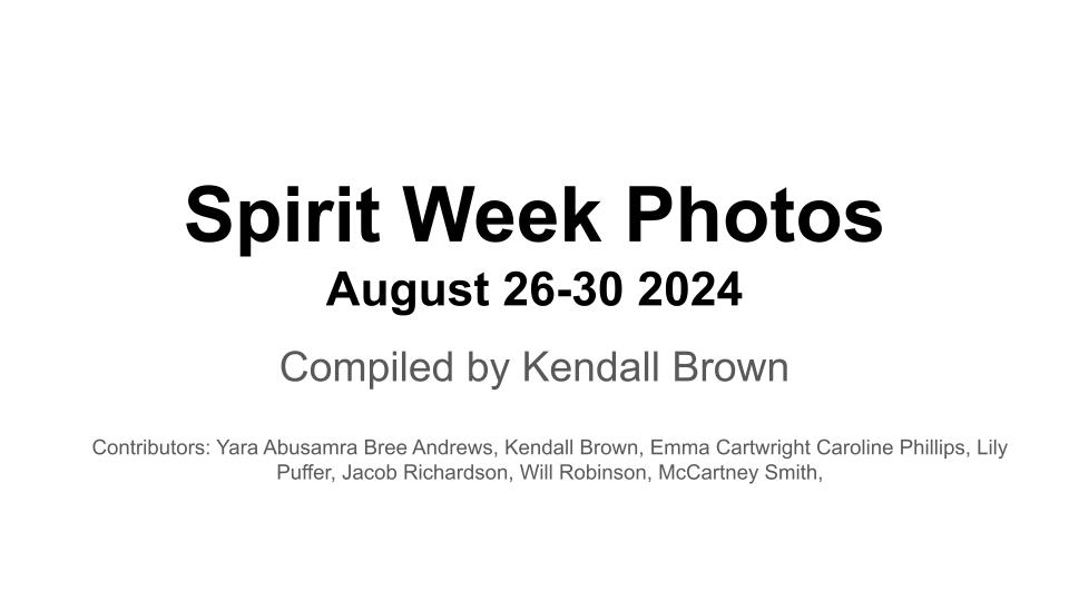 Spirit Week Photos 2024