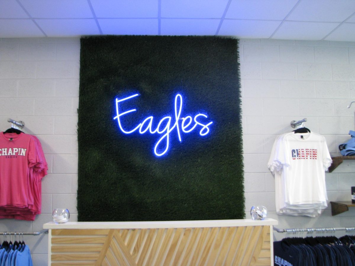 A view inside the spirit store on the first level