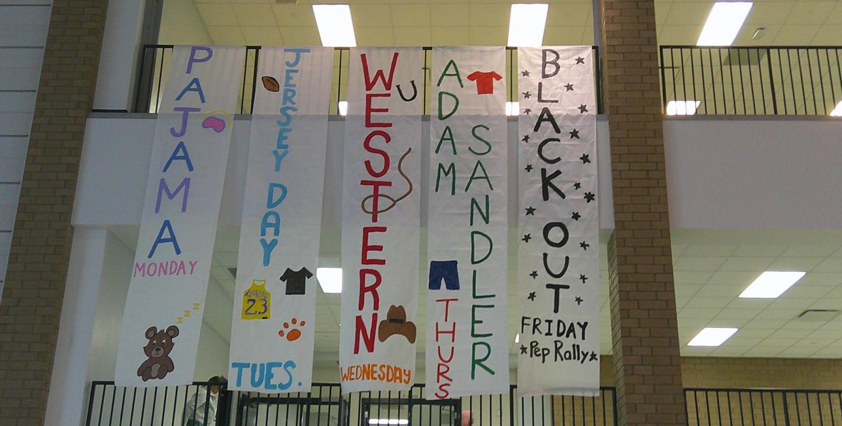 The original line up of homecoming spirit days