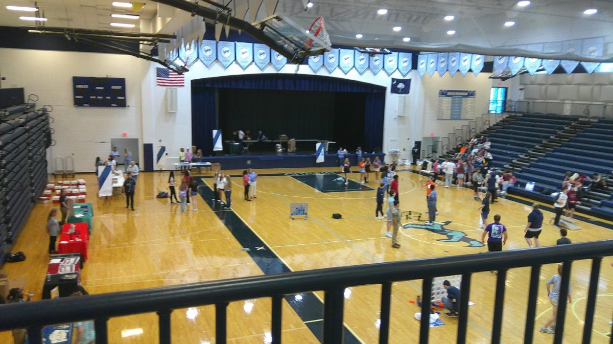 Senior Decision Day in the Arena.