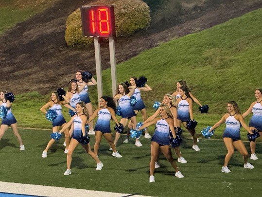 Dance team performs at the first game