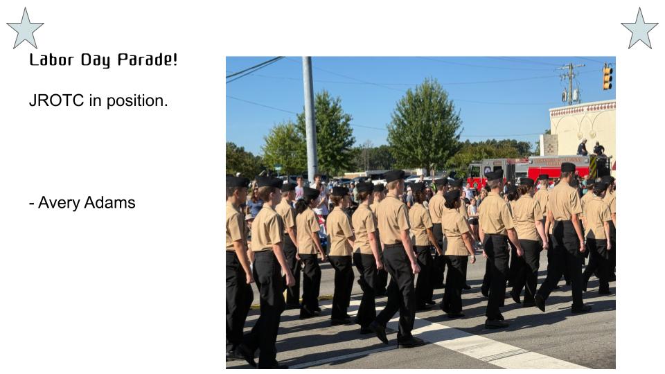 JROTC in position.