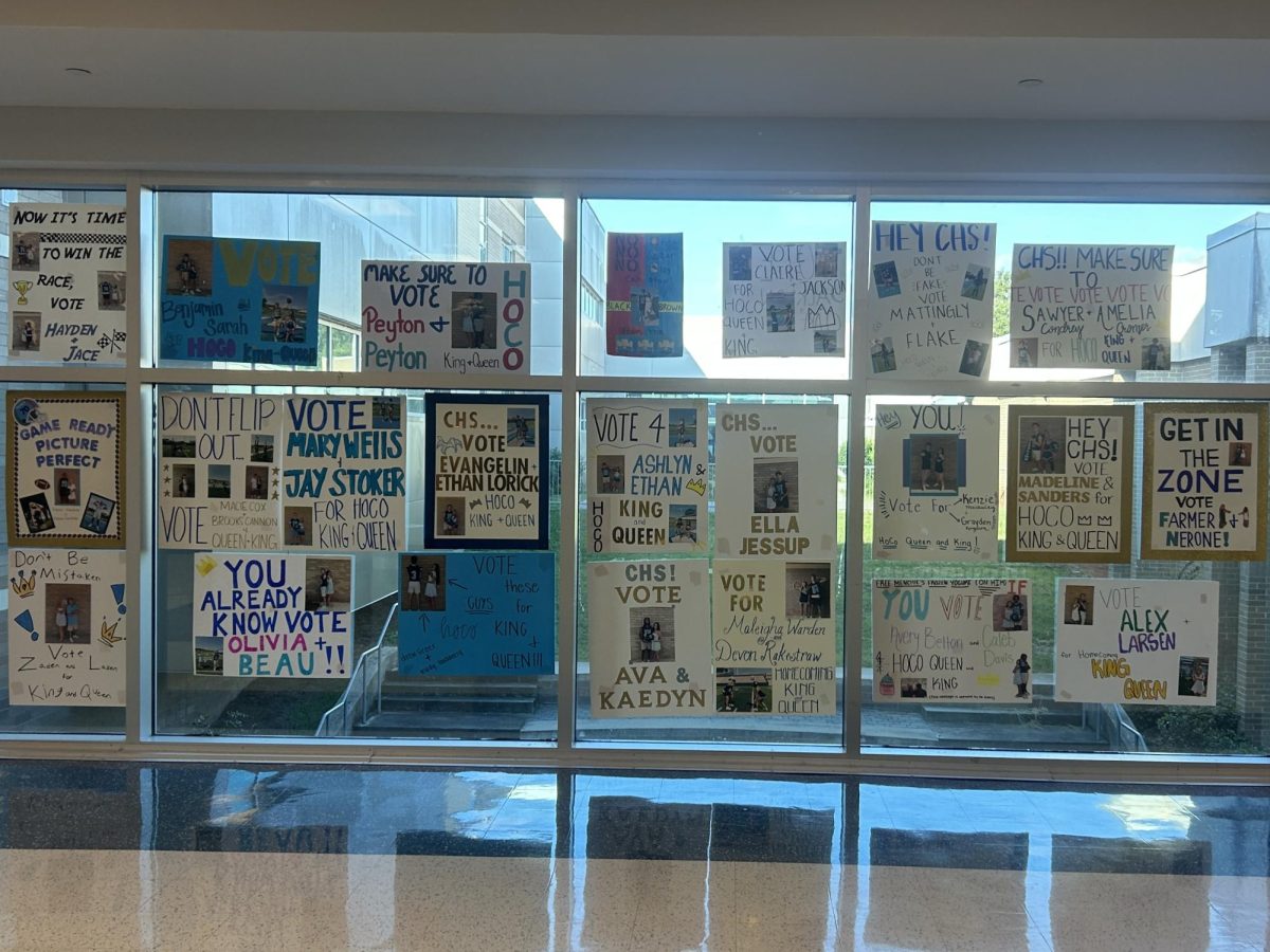 Homecoming court posters