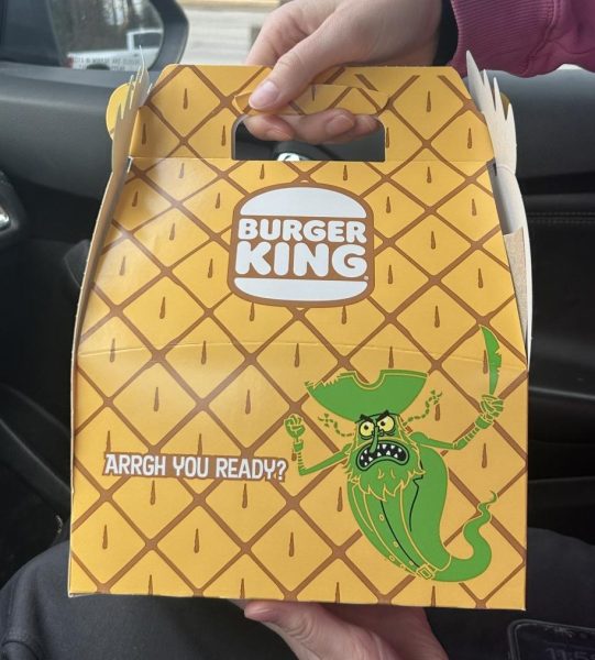 Packaging for the SpongeBob meal Burger King.